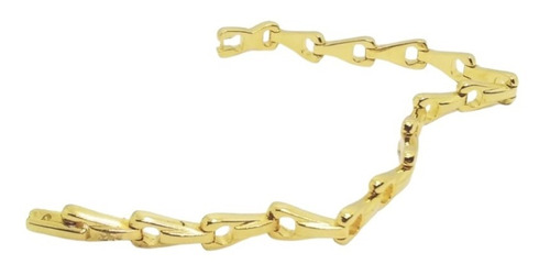 Pulsera Oro Amarillo Laminado 18k Para Mujer Romminox