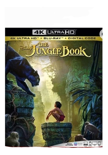 El Libro De La Selva Live Action Blu Ray 4k + Blu Ray 