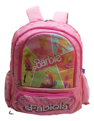 Fabuloso Bolso Barbie Personalizado Escolar