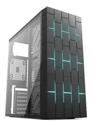 Gabinete Gamer Kwg Vela M3 Mid Tower Com 2 Fans Rgb Black