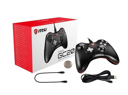 Imagen 5 de 5 de Control joystick MSI Force GC20 negro