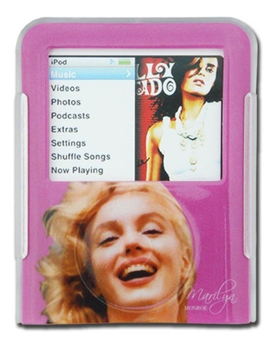 Case Mp3 Marilyn Pvc Pouch For iPod Nano Video 4