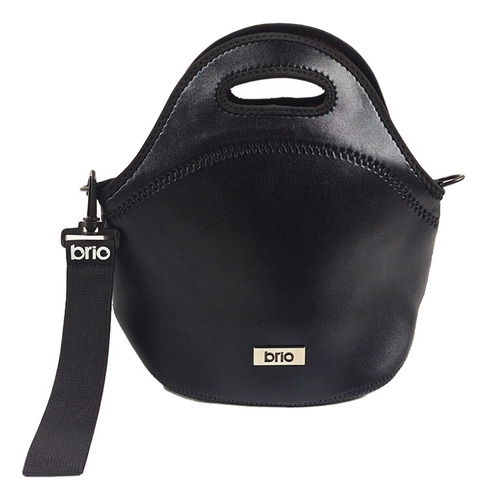 Lunchera Big Bro Brio Metalizada Con Correa Ajustable
