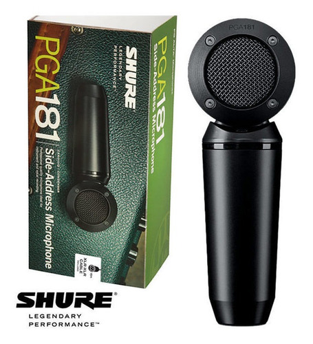 Imagen 4 de 6 de Micrófono Condenser Shure Pga-181 Captación Lateral