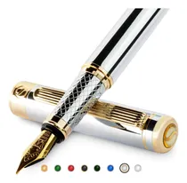 Comprar Pluma Estilográfica Scriveiner Cromada Plateada: Pluma De En