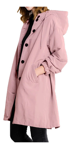 Chubasquero G Para Mujer, Impermeable Ligero, Manga Larga, C