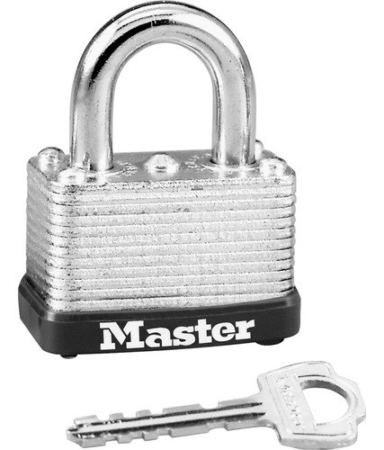 Master Lock Candado Protegido De Acero Laminado 22d, Cuerpo