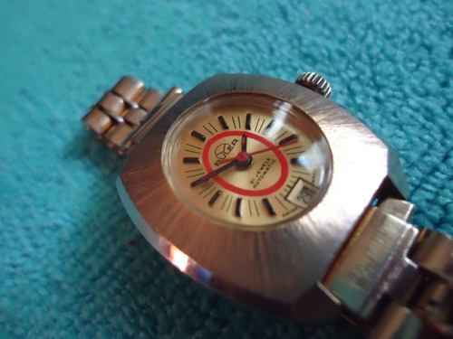 Buler Reloj Automatico Vintage Retro Para Dama Suizo