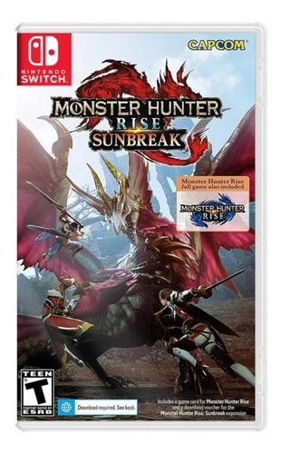 Monster Hunter Rise Sunbreak Nintendo Switch