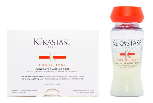 Kerastase Fusio Dose Ampli-force Ampolla Pelo Débil Caja X10