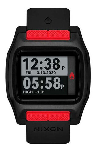 Reloj Nixon High Tide Black Red