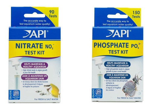 Kit Test Medidor Fosfatos Nitratos Agua Acuario Pecera Peces