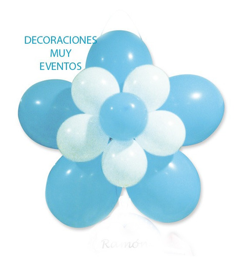 Escarapela De Globos Decoracion Fecha Patria Dia Bandera