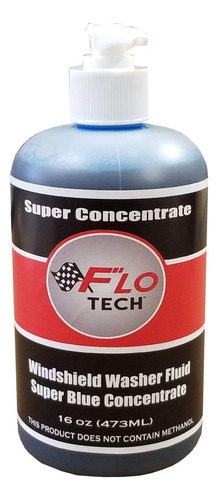 Flo Tech Fluido Limpieza Para Parabrisa Super Concentrado 16