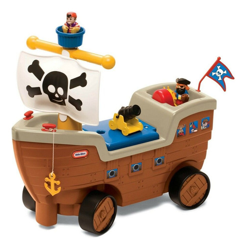 Little Tikes Barco Pirata 2 En 1 Pata Pata Con Accesorios