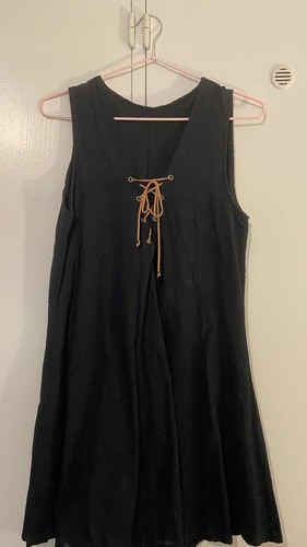 Vestido Negro Estilo Boho Folk Envios