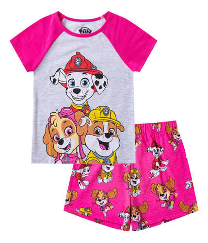 Conjunto De Ropa Paw Patrol Para Niñas, Camiseta Y Pantalone