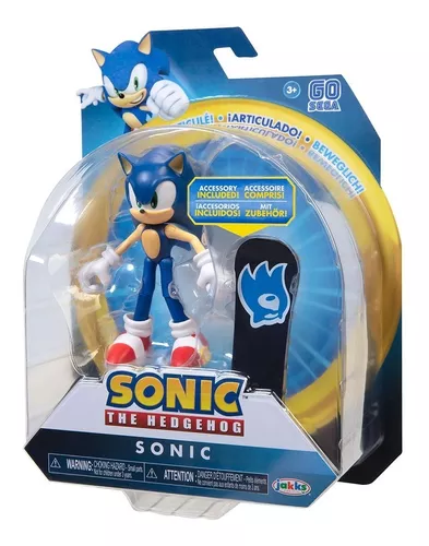 Boneco Sonic Articulado 10cm O filme - Jakks - Fabrica da Alegria