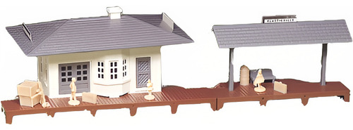 Estação Suburbana P/ Maquete Esc. Ho P/ Montar