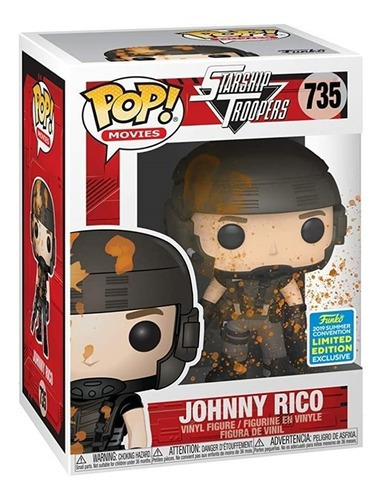 Funko Pop Johnny Rico #735 Summer Convention 19 Starship Tro