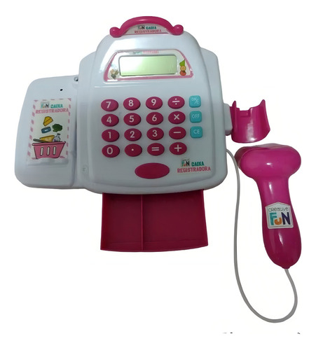 Caixa Registradora +carrinho Com 30 Itens Infantil Multikids