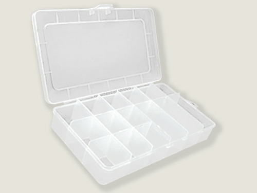 Caja Plástica Organiza 15 Divisiones Removibles 16x27cms #