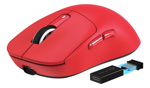 Manbasnake Raton Inalambrico Para Juegos 4k/8k, Mouse Ergono