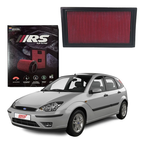 Filtro Ar Esportivo Inbox Ford Focus 1.6 16v 2005 Rs Filtros