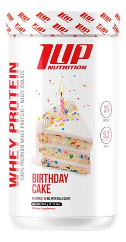 Whey Protein 2lbs - 1up Sabor Birthday Cake