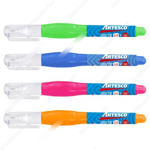 Corrector Liquido 6ml Artesco (5 Unidades)