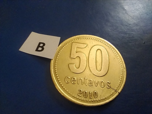 Monedas Argentina 50 Centavos Año 2010