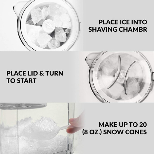 Maquina De Raspados Nieve De 5lts Nostalgia Incluye 2 Conos