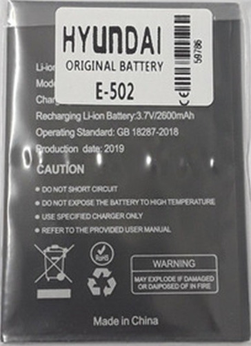 Bateria Pila Hyundai E502 2600mah 30d Garantia Tienda