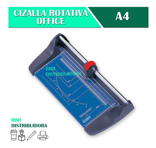 Guillotina Cizalla Rotativa Dasa Office A4 Cabezal Intercamb