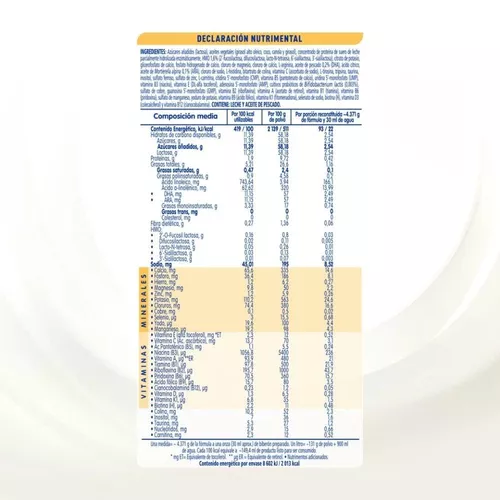 Leche de fórmula en polvo sin TACC Nestlé Nan Optipro 1 en lata de