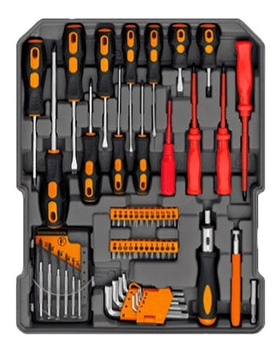Imagen 5 de 8 de Kit Herramientas Maletin Portatil Lusqtoff Lqcm245-9 Cuotas