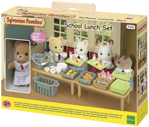 Sylvanian Families Almuerzo Escolar School Lunch Set 5108