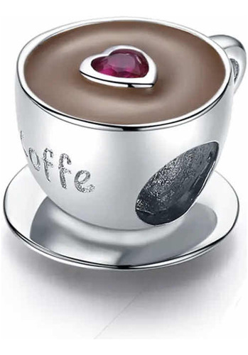 Charm 100% Plata S925 Taza Café Amigas Friends Para Pandor