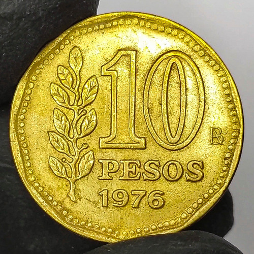Argentina 10 Pesos 1976 Moneda Antigua