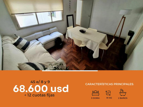 Departamento En Venta - 3 Dormitorios 2 Baños - 91mts2 Totales  -  La Plata [financiado]