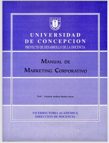 Manual De Marketing Corporativo Victoria Andrea Muñoz Serra