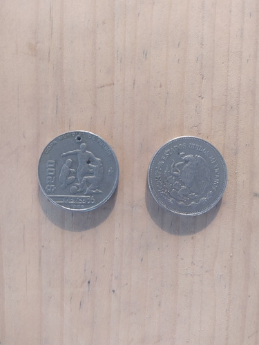 Moneda De $200 Mexico Mundial De Fútbol De 1986