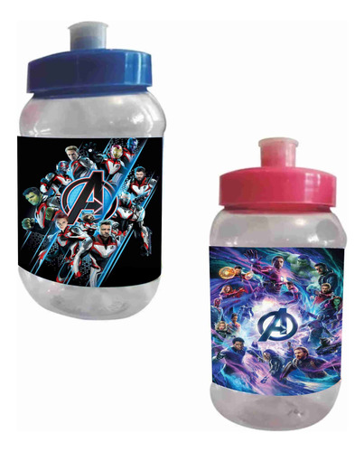 50 Vasos Cilindros Personalizados Avengers Np