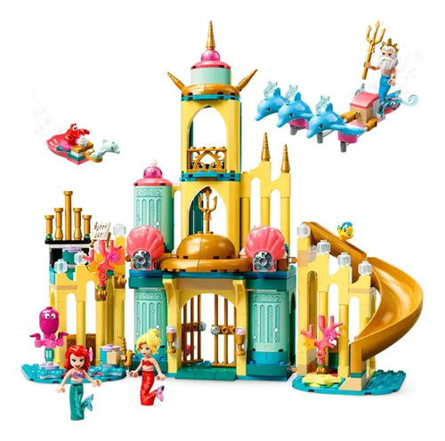 Lego Disney Palacio De Ariel + Accesorios 498 Piezas 43207