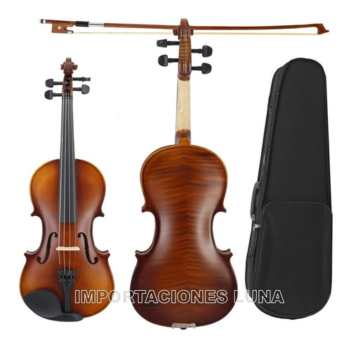 Violin Calidad Con Estuche Arco Pes Mentonera 4 Reguladores