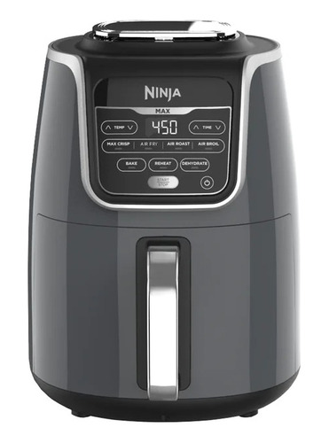 Freidora De Aire 7 En 1 De 5.2 L - Ninja Foodi Af161 Color Negro