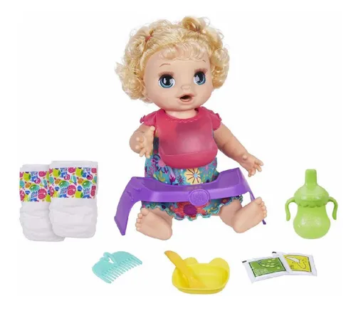 Baby Alive Bebe Come Feliz Mu eca Hasbro Env o gratis