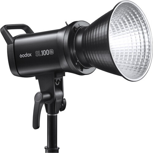 Iluminador Luz Led Bicolor Estúdio Godox Sl100bi Potente Cor da estrutura Preto Cor da luz Branco frio e quente 110V/220V