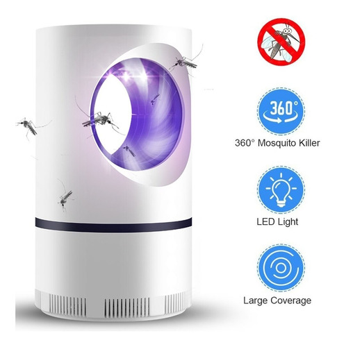 Lampara Uv Mata Mosquitos Moscas Zancudos Usb