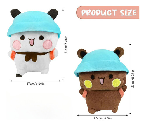 2 Lindas Panda Panda Bubu Y Dudu+2 Bubu Dudu Figures